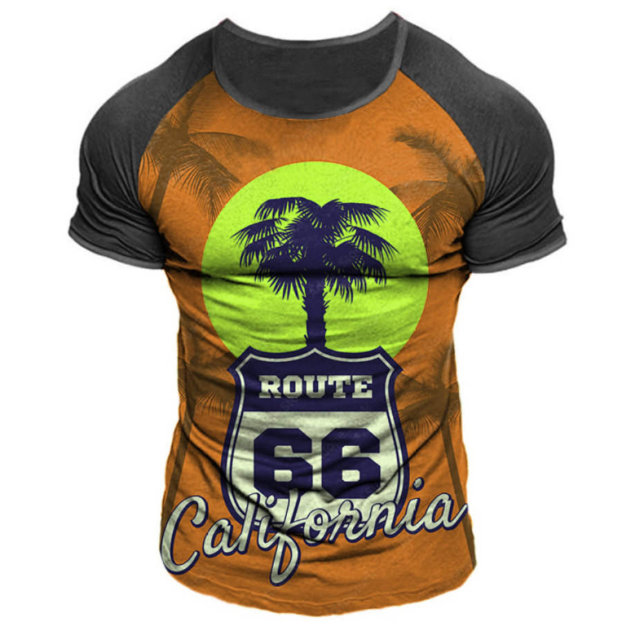 

Men's Outdoor Route 66 California Print T-Shirt