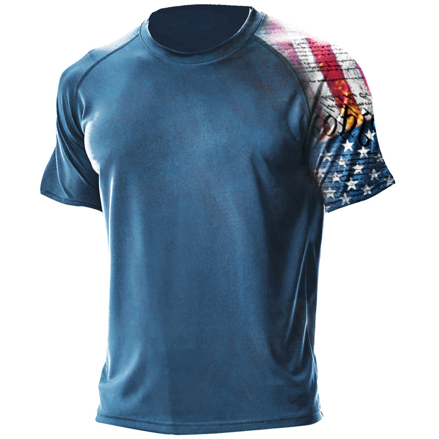 

Men's Outdoor Tactical Casual Commuter Print T-Shirt