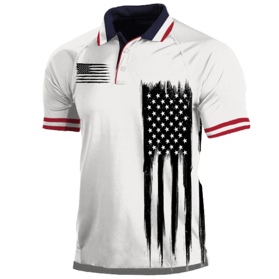 

Men's American Flag Short Sleeve T-Shirt