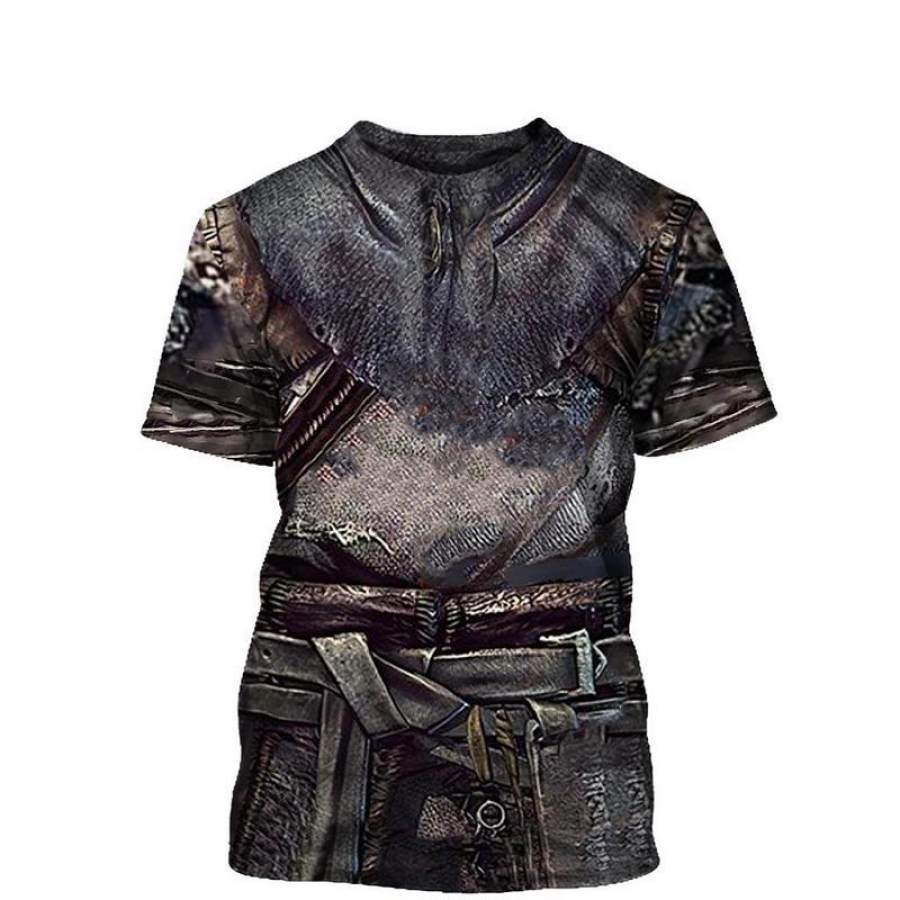 

Templar Armor Print Men's Short Sleeve T-Shirt