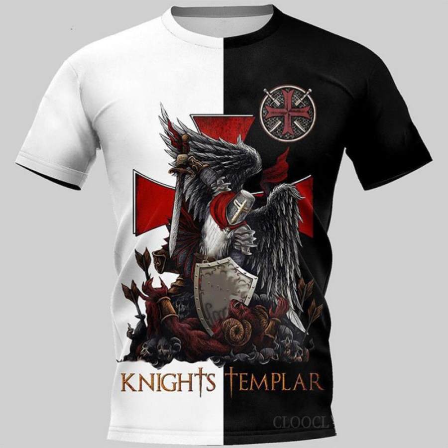 

Templar Print Men's Short Sleeve T-Shirt