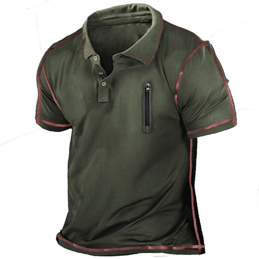 

Men's Outdoor Tactical Sport Polo T-Shirt