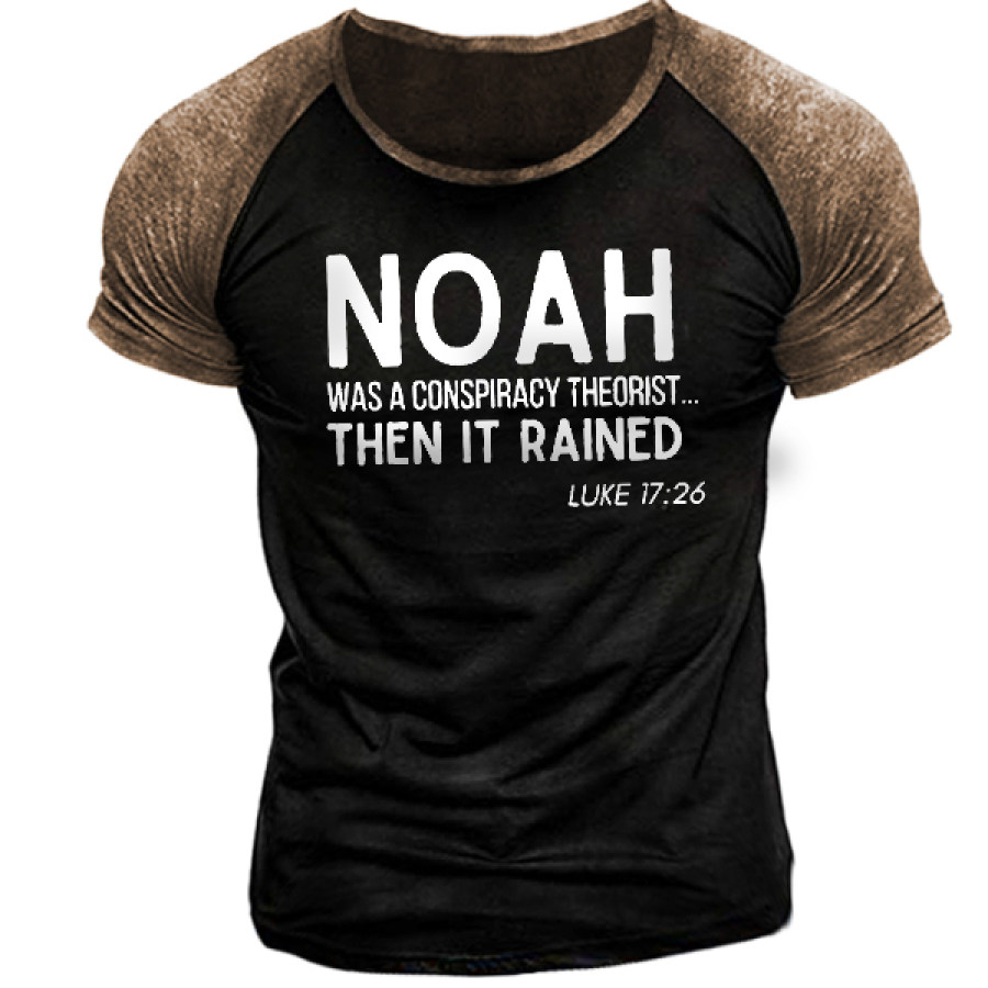 

Noah Conspiracy Theorist Men's Short Sleeve T-Shirt