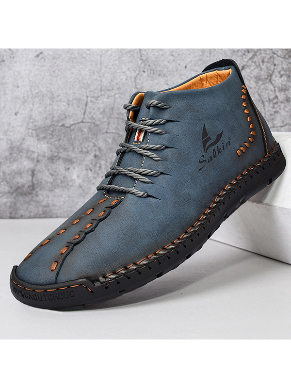 Men's Outdoor Vintage Handmade Leather Martin Boots