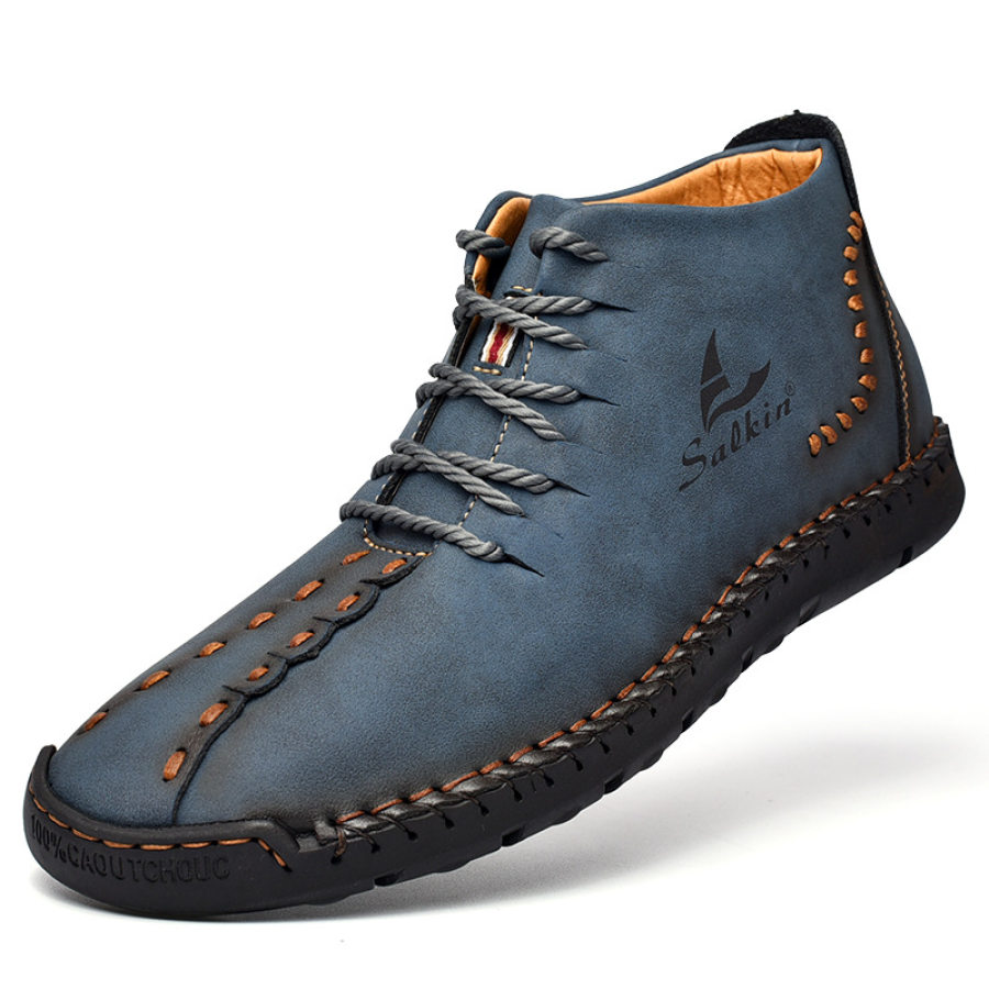 

Herren Outdoor Vintage Handgefertigte Martin-Stiefel Aus Leder