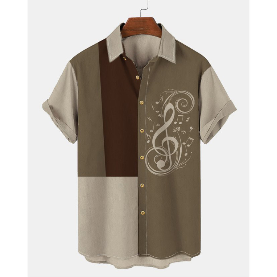 

Men's Music Beach Short Sleeve Shirt