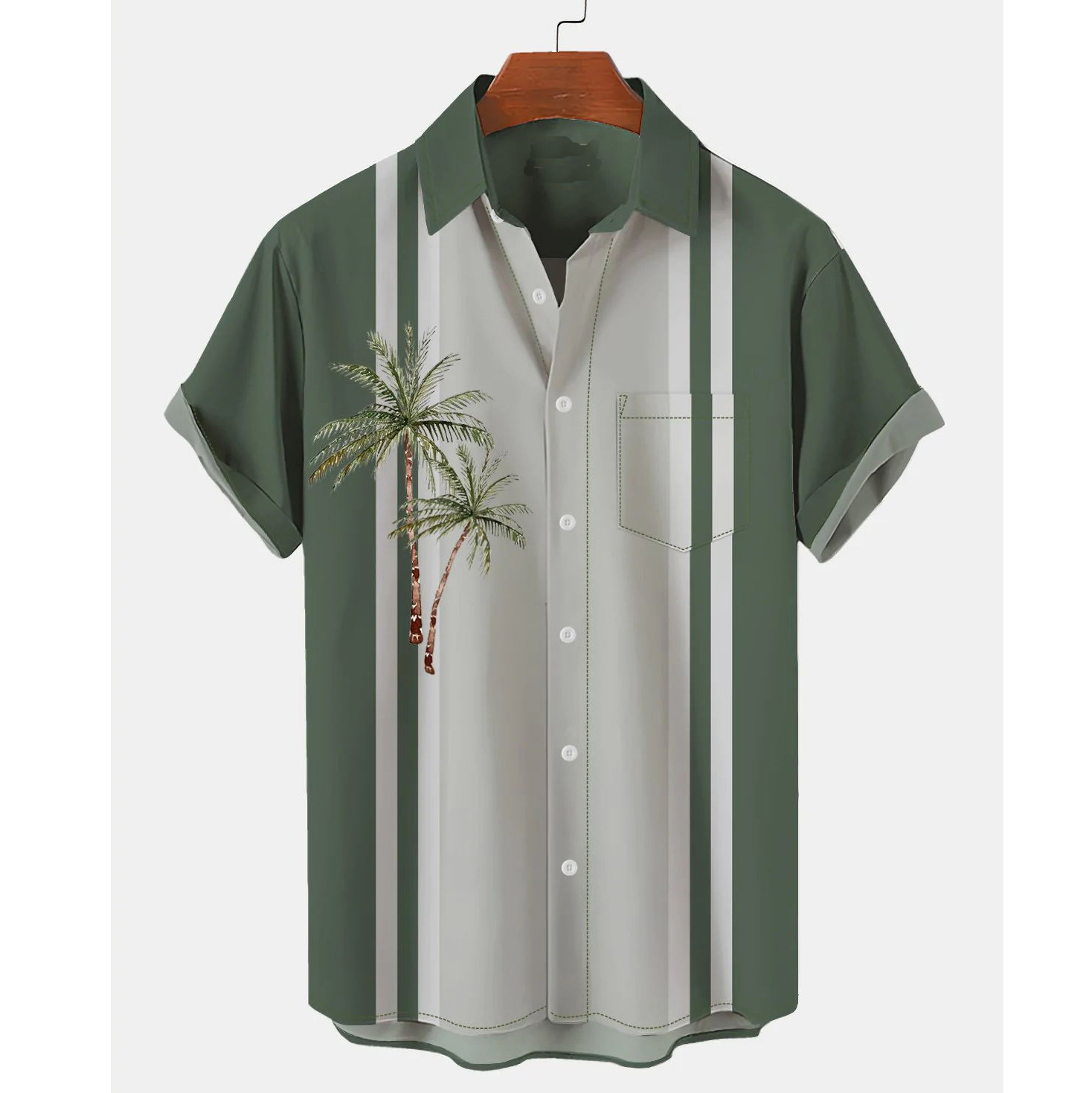 Men's Beach Stripe Chic Shirt