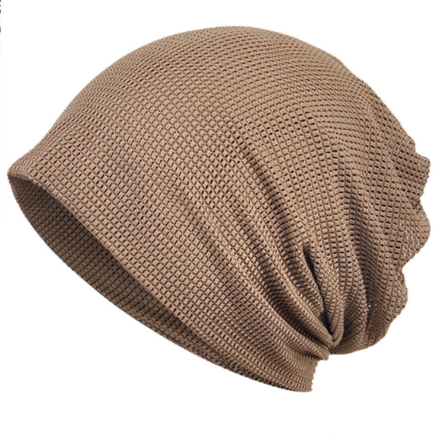 

Outdoor Soft Hollow Mesh Cool Feeling Baotou Cap