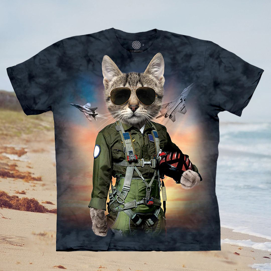 Fashion Casual 3d Cat Chic Unisex T-shirt