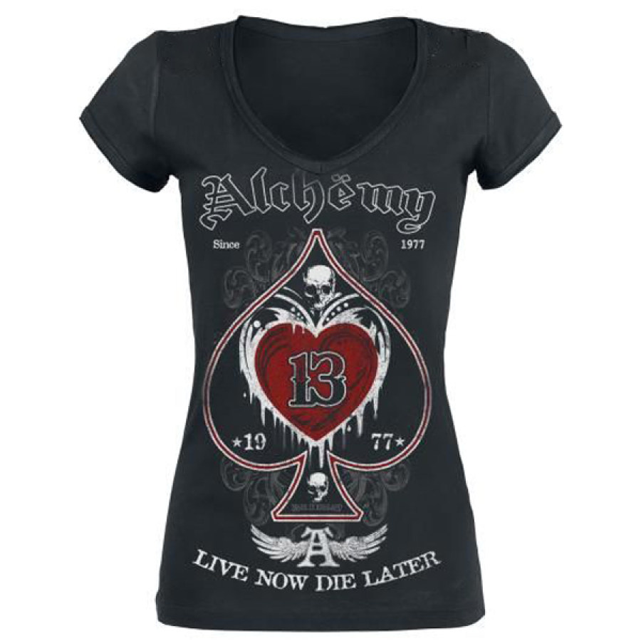 

Gothic Print T-shirt