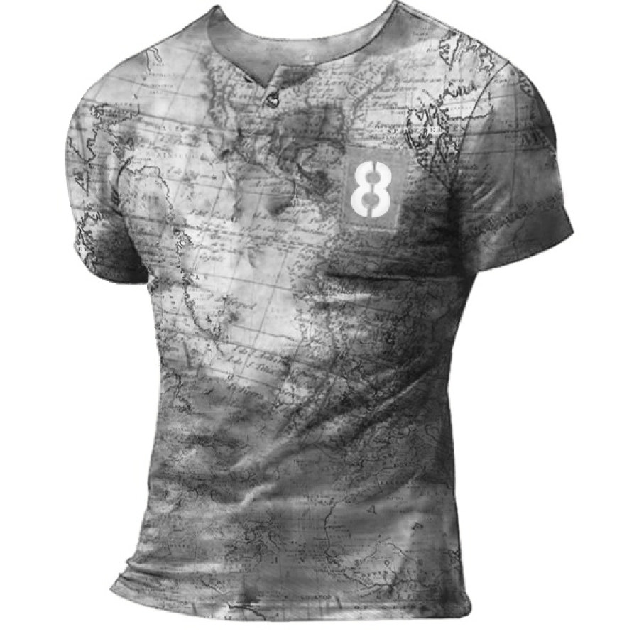 

Mens Outdoor Tactical Nautical Print T-shirt