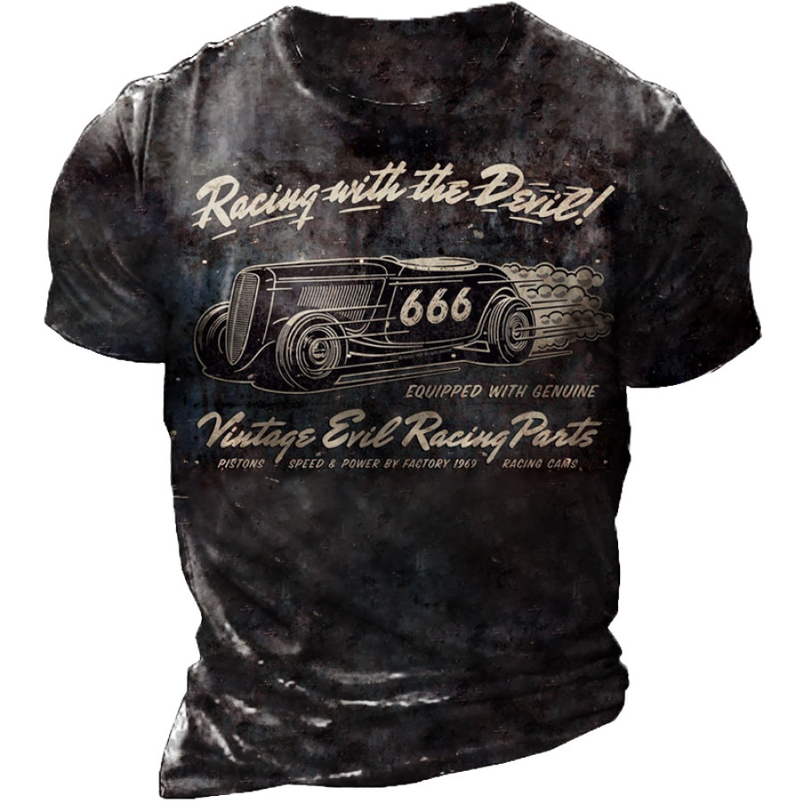 

Men's Outdoor Racing Vintage Short Sleeve T-Shirt