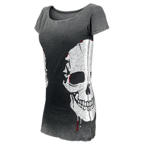 Womens Breathable Printed Chic T-shirt