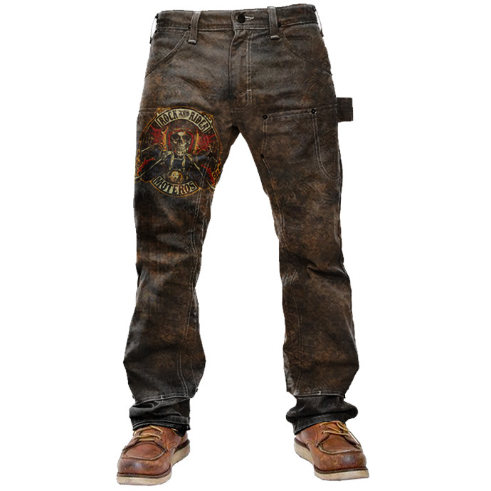Mens Outdoor Wear-resistant Military Chic Trousers