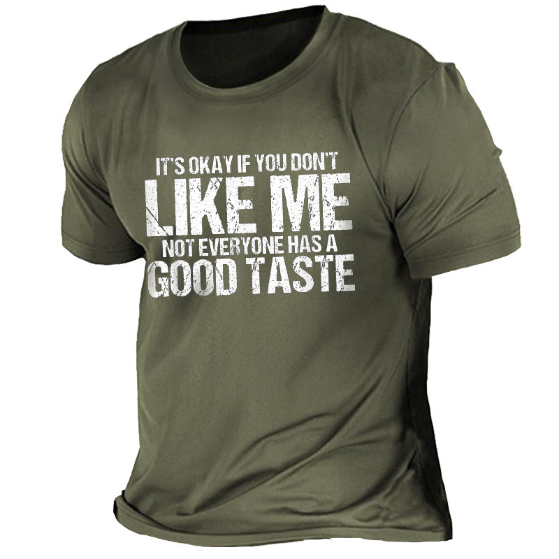 Men's Like Me Good Chic Taste Print Cotton T-shirt