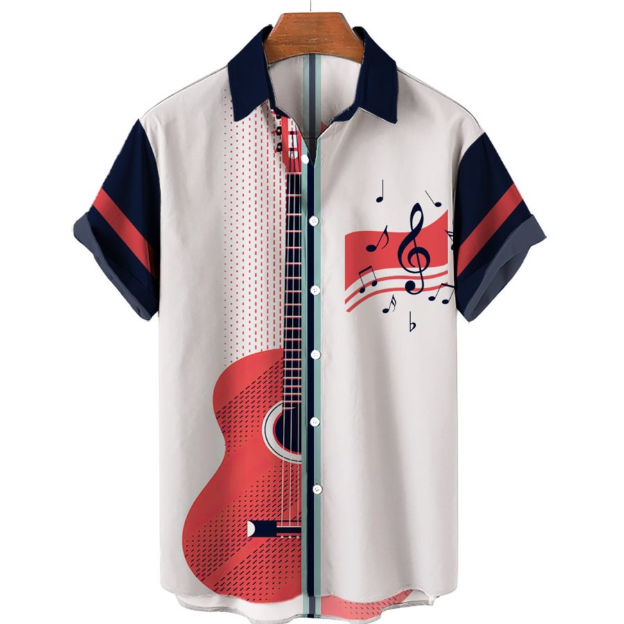 

Men's Music Beach Short Sleeve Shirt
