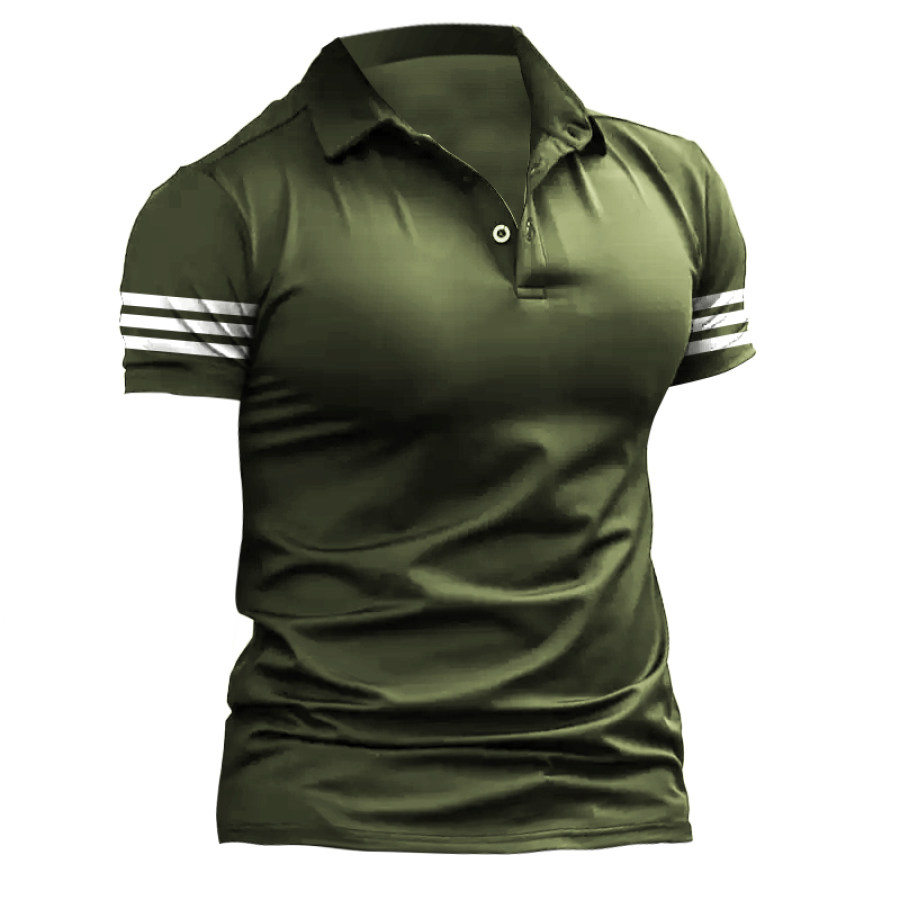 

Men's Outdoor Sports Tactical POLO Short Sleeve T-Shirt