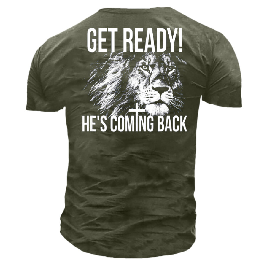 

Christian Men's Short Sleeve Cotton T-Shirt