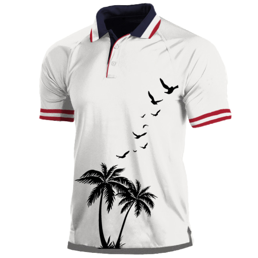 

Men's Coconut Tree Outdoor Tactical Polo T-Shirt