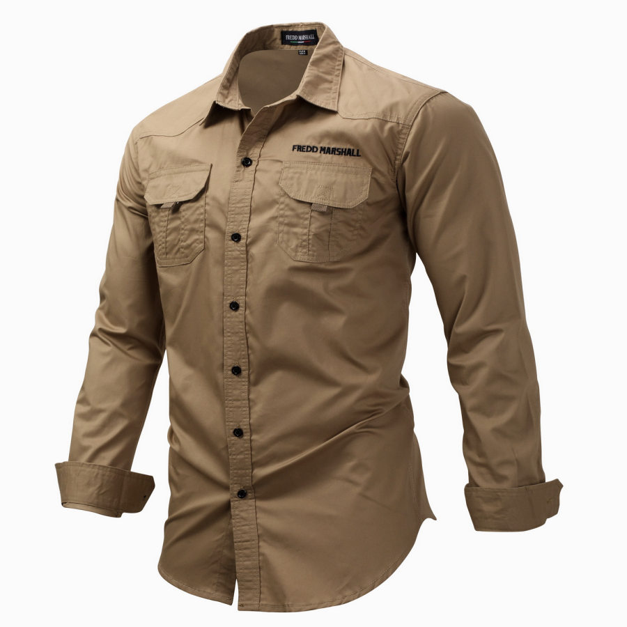 Men's Outdoor Casual Work Outdoor Long Sleeve Shirt