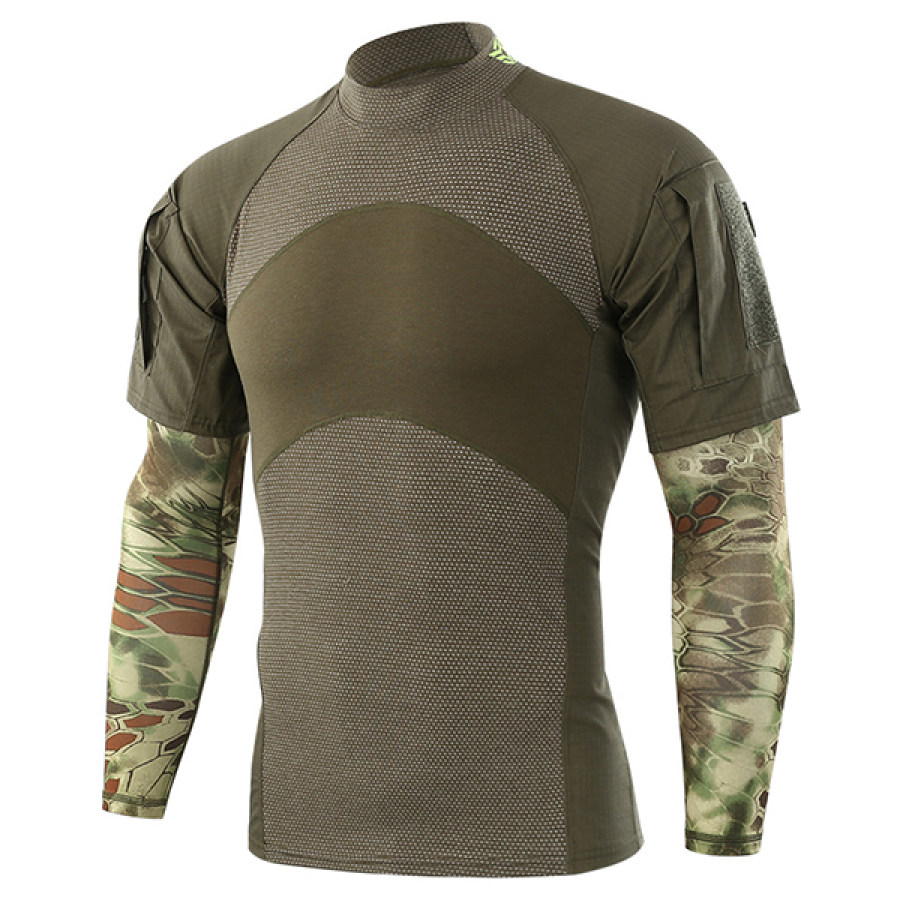 

Men's Outdoor Sports Camouflage Frog Long Sleeve T-Shirt