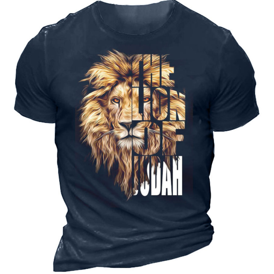 

Jesus The Lion Of Judah Mens Christian Men's T-Shirt