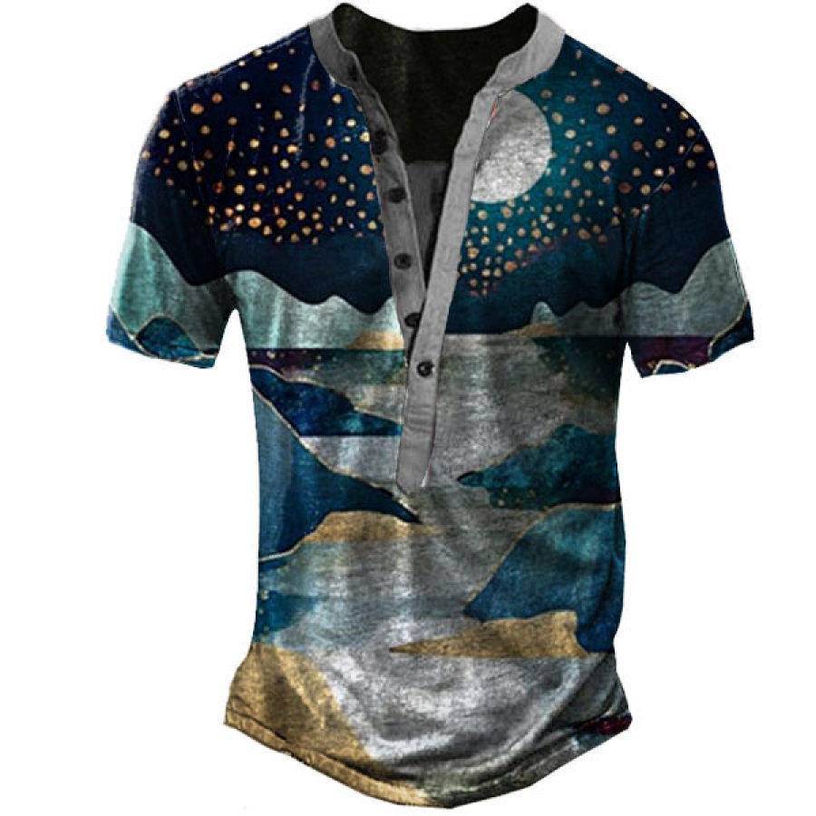 

Men's Stars Henley T-shirt