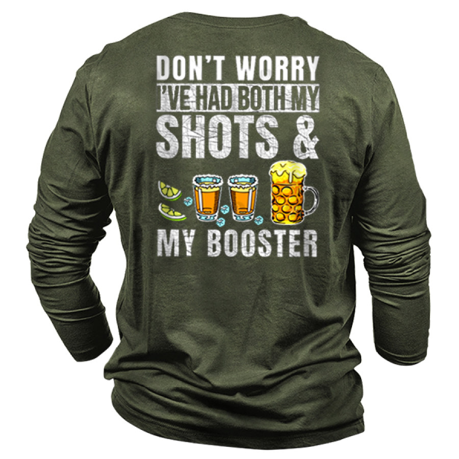 

Don't Worry I've Had Both My Shots And Booster Funny Vaccine T-Shirt