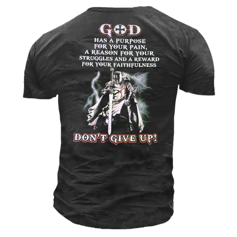 God Has A Purpose Chic For Your Pain Men's Short Sleeve T-shirt