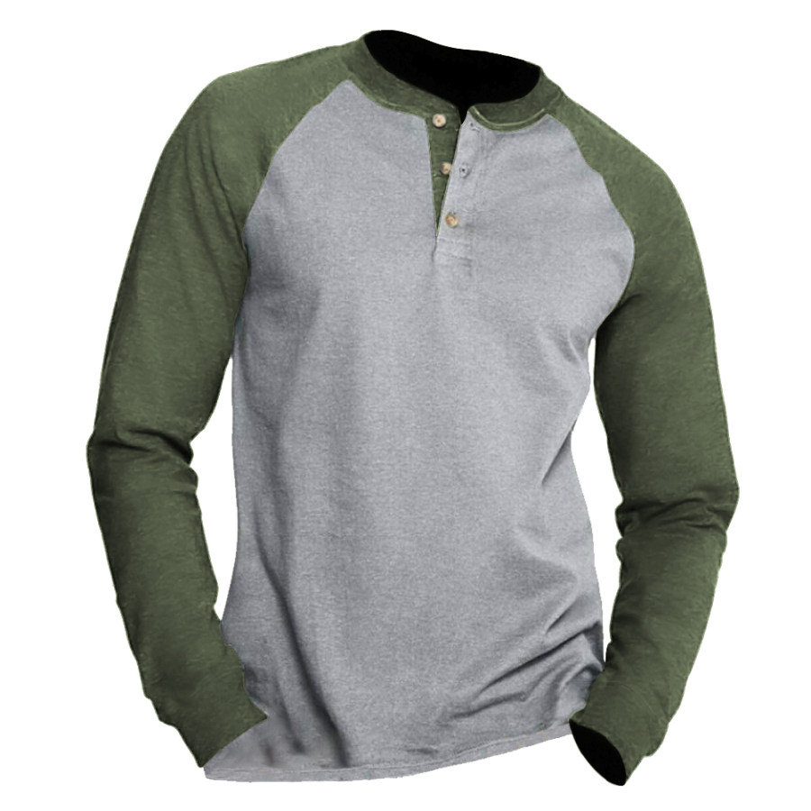 

Men's Outdoor Henley Long Sleeve T-Shirt