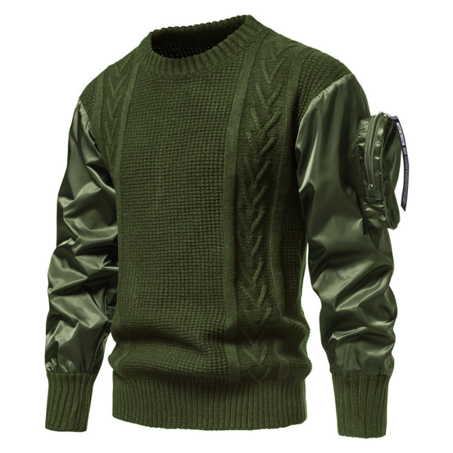 

Men's Outdoor 3D Pocket Tactical Pullover Sweater