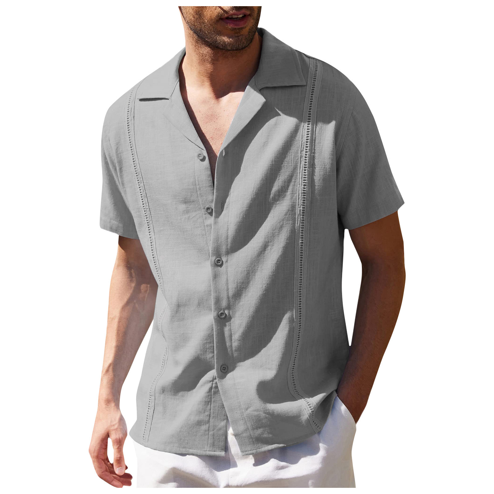 Men's Casual Short Sleeve Chic Shirts