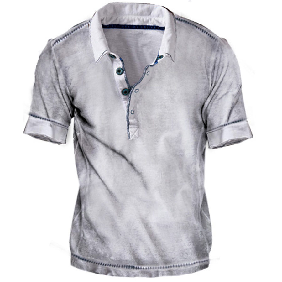 

Men's Vintage Outdoor Short Sleeve Tactical Polo Shirt