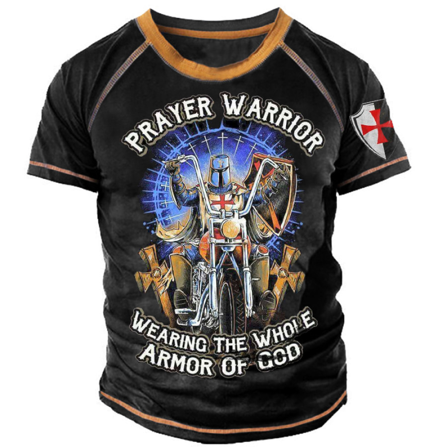 

Men's Templar Motorcycle Road Trip T-Shirt
