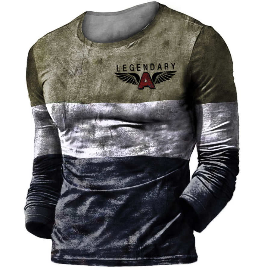 

Men's Outdoor Legendary Wing Contrast Long Sleeve T-Shirt