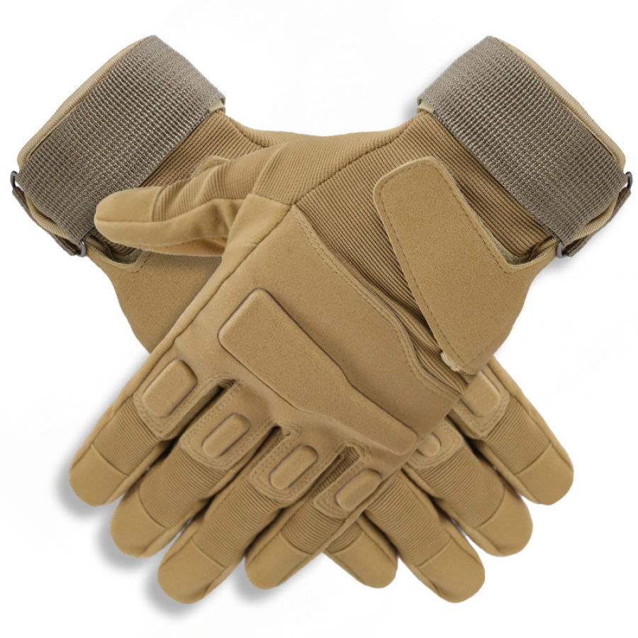

Men's Outdoor Sports Non-Slip Wear-Resistant Cycling Tactical Full Finger Gloves