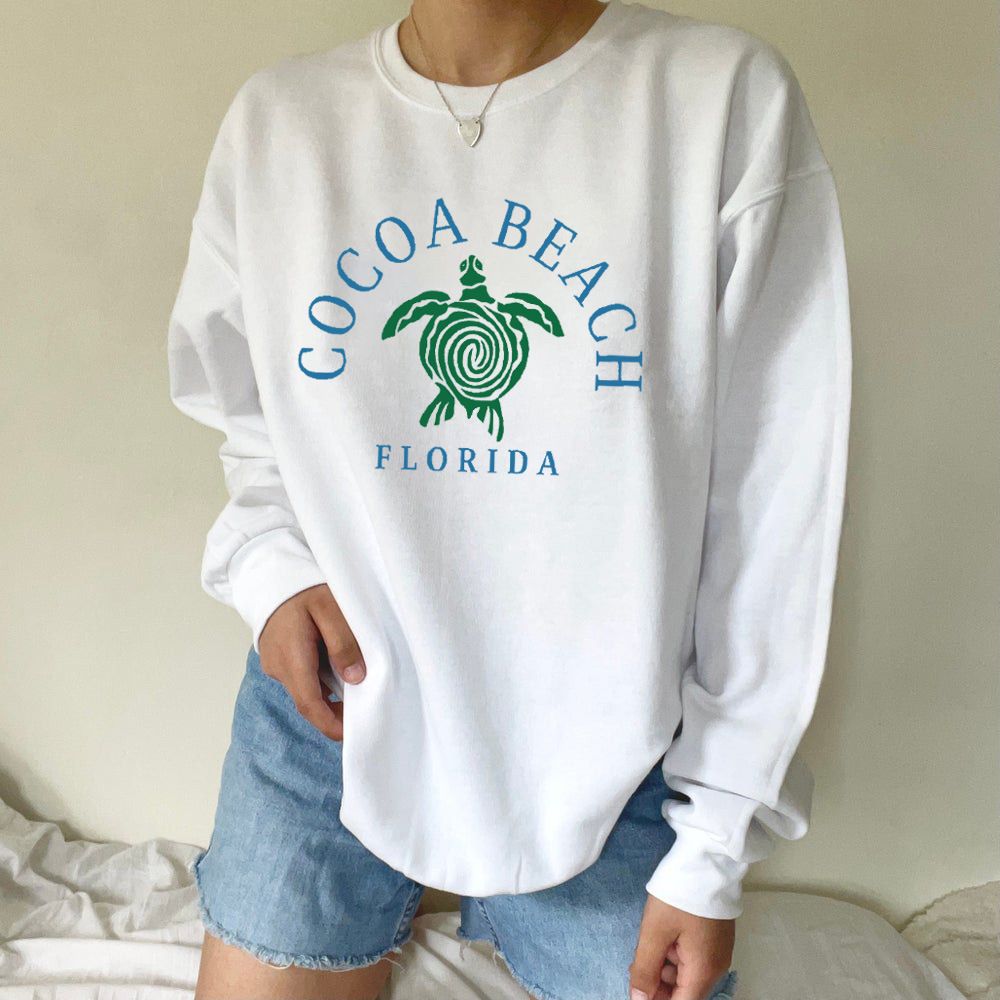 Women's Cocoa Beach Crewneck Chic Sweatshirt