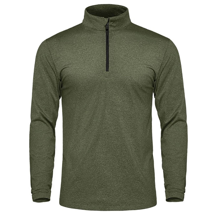 

Men's Outdoor Tactical Zip Long Sleeve T-Shirt