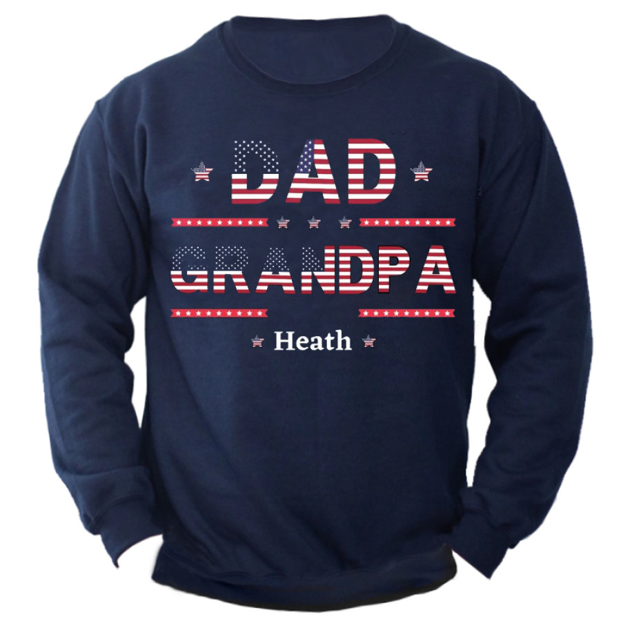 

Dad And Grandpa Men's Graphic Print Sweatshirt