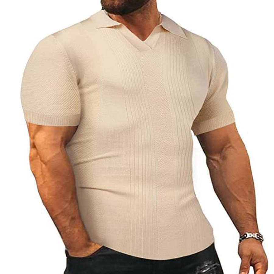 

Men's Polo Casual Training Short Sleeve T-Shirt