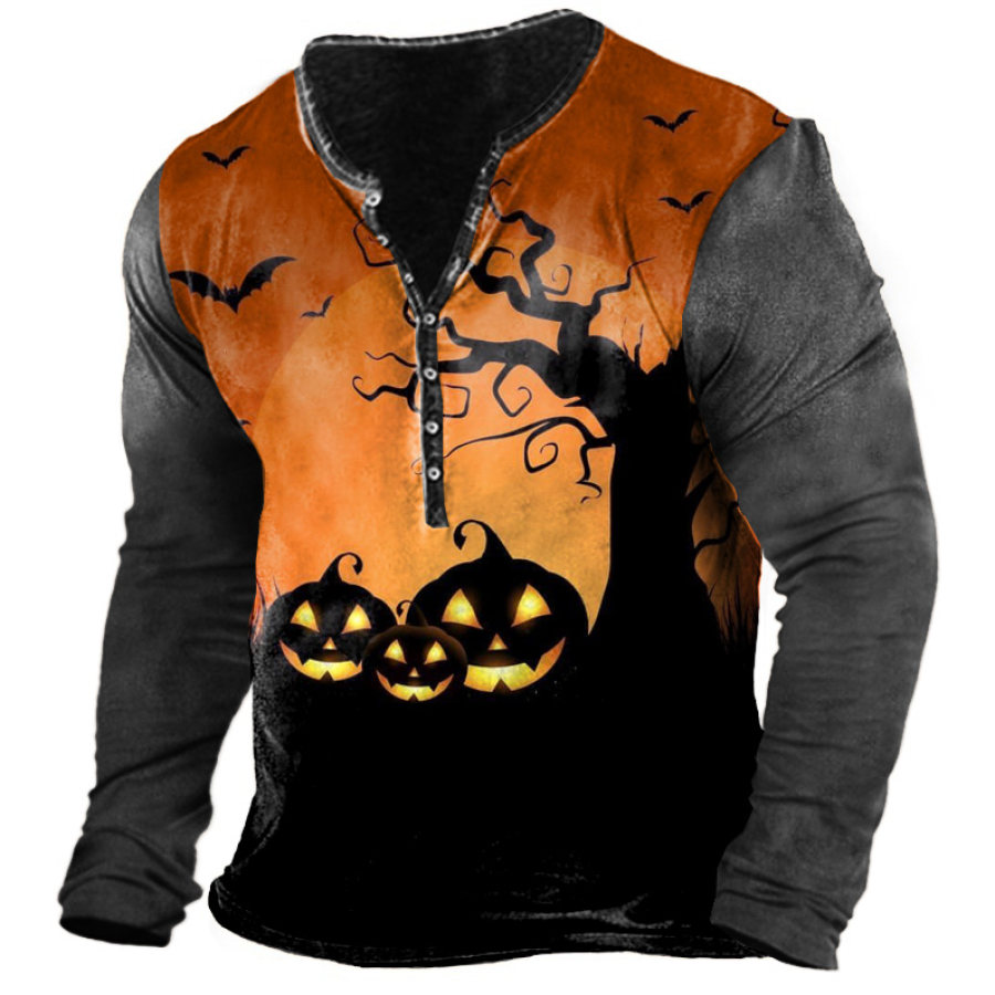

Halloween Men's Henley T-shirt