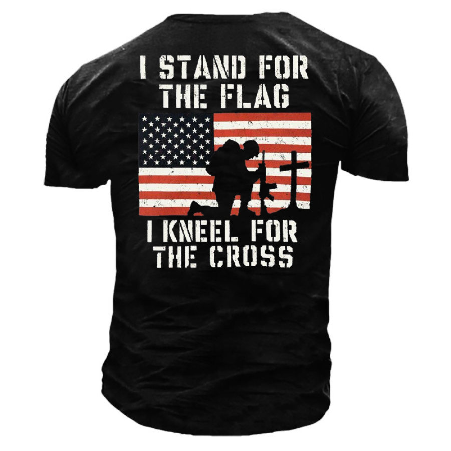 

I Stand For The Flag I Kneel For The Cross T-Shirt