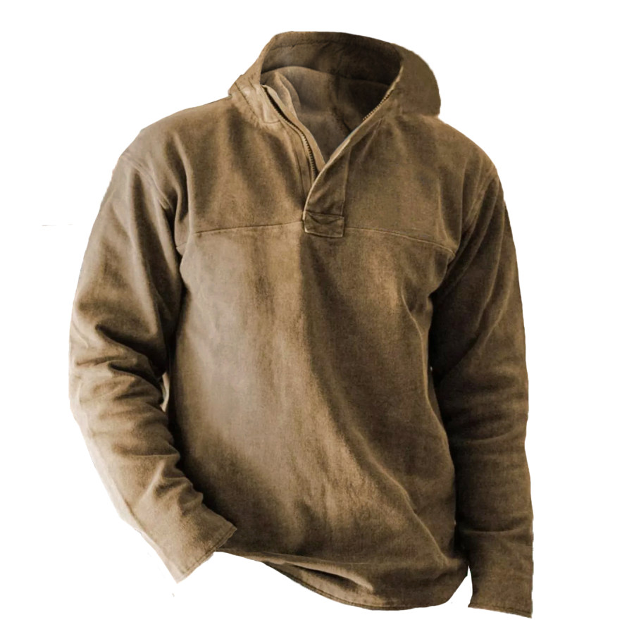 

Men's Retro Street Casual Hoodie