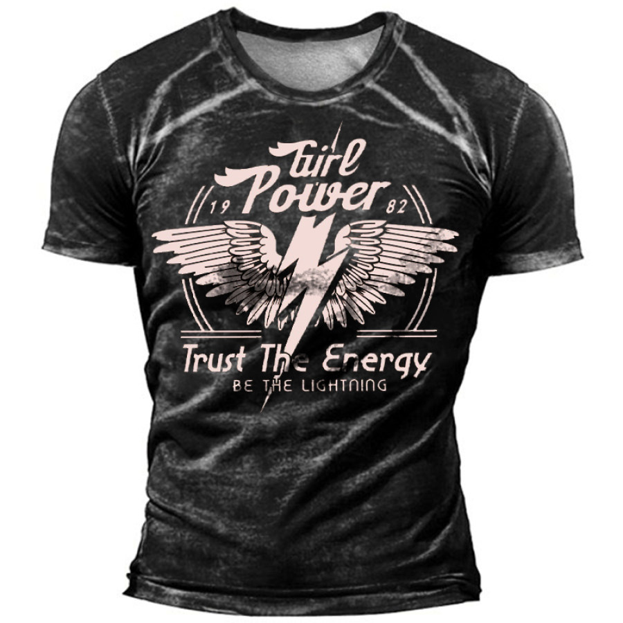 

Men's Motorcycle Wing Road Trip Graphic-print T-shirt
