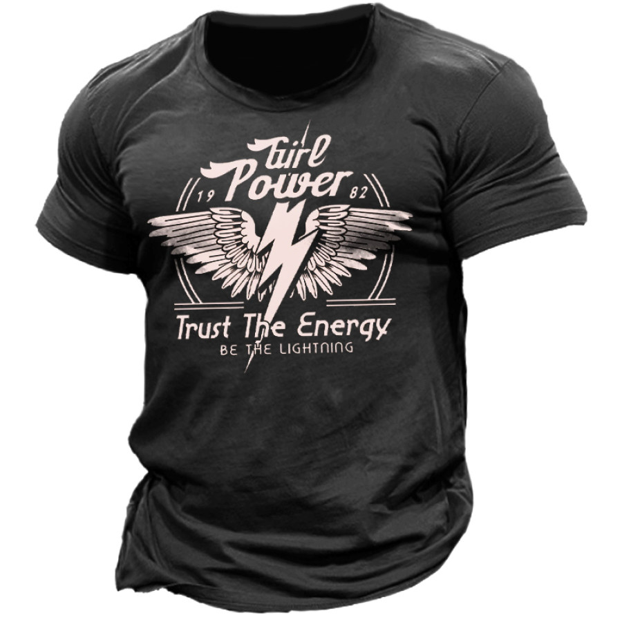 

Men's Motorcycle Wing Road Trip Graphic-print Cotton T-shirt