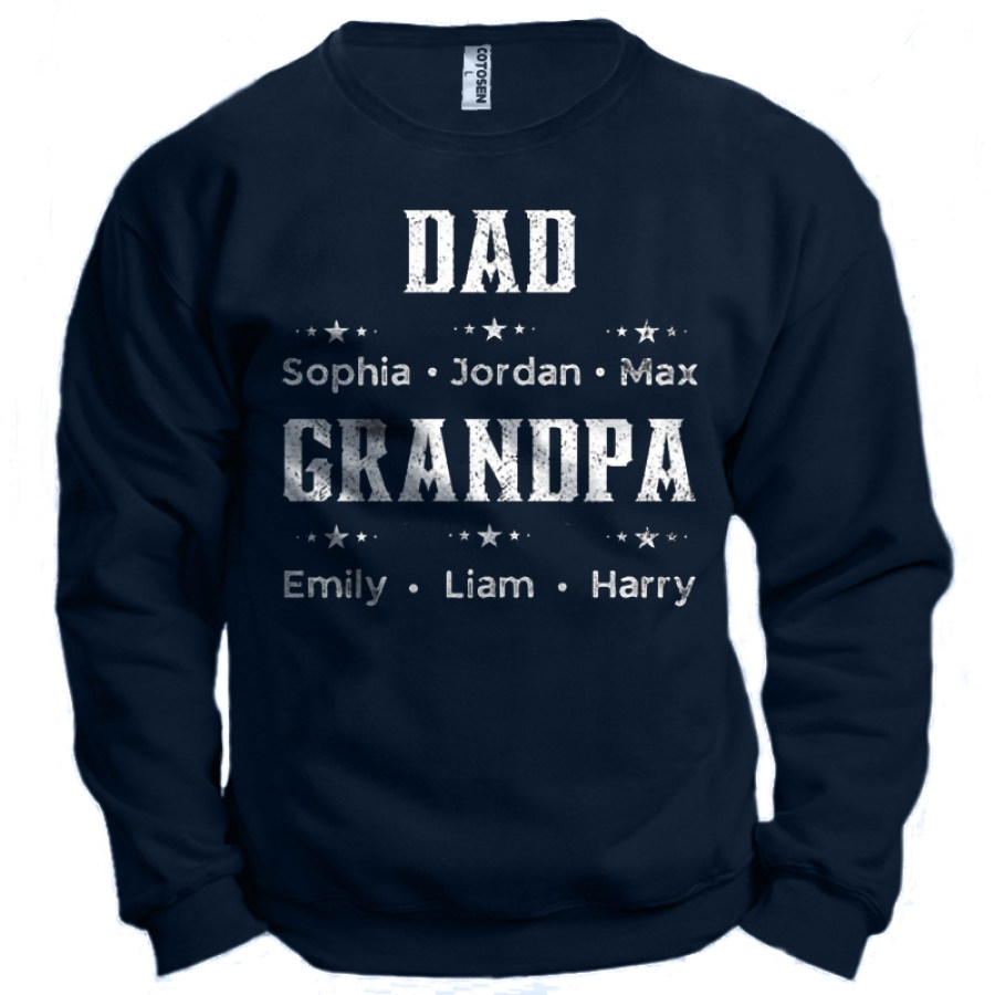 

Dad And Grandpa Men's Graphic Print Sweatshirt