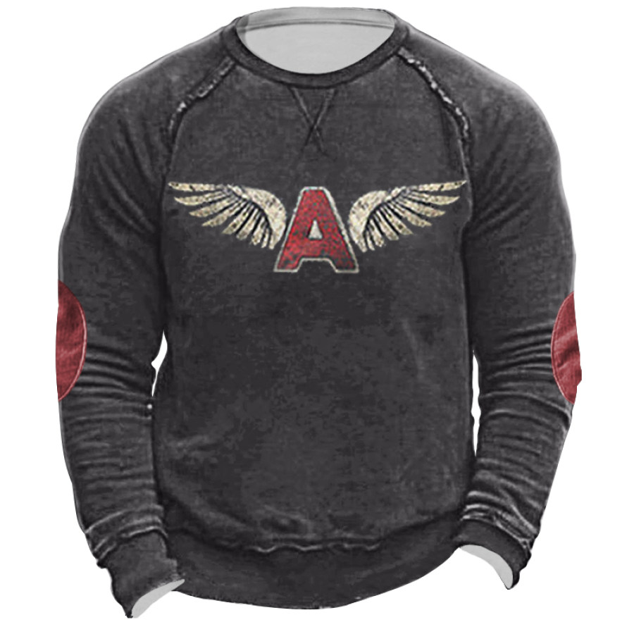 

Men's Outdoor Vintage Print Tactical Sweatshirt