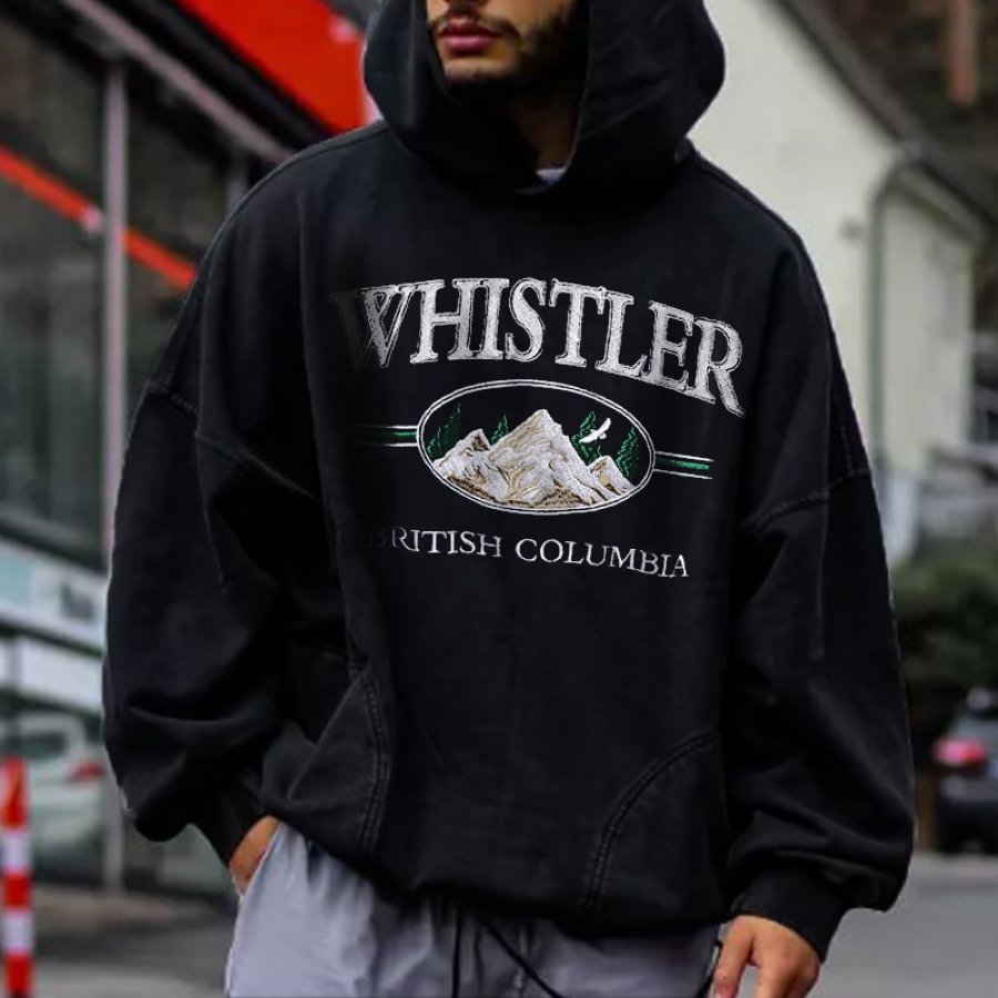 Oversized Casual Vintage Men's Sweatshirt