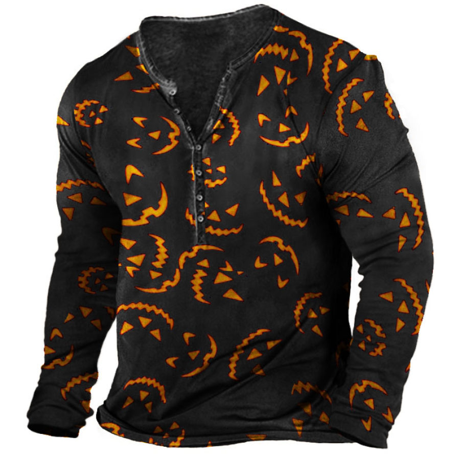 

Halloween Men' Henley Shirt