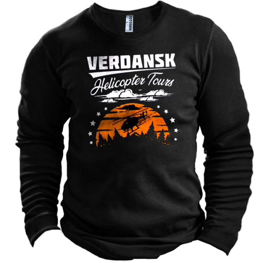 

Men's Outdoor Road Trip Graphic Print Cotton T-Shirt